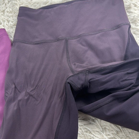 Lululemon Wunder Under Hi-Rise 7/8 Tight (Special Edition) 25" Black Currant / B - Picture 2 of 6